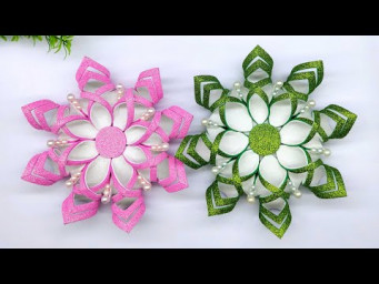 DIY Dollar Tree Paper Snowflake Decorations | Easy Christmas Crafts for Home