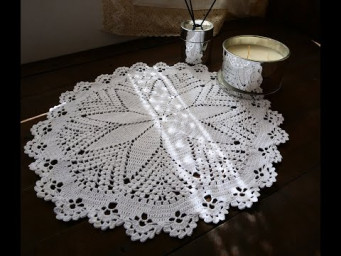 Простая вязаная крючком салфетка (ЧАСТЬ 3) ❄️ Easy Crochet Doily (PART 3) Tutorial For Beginners