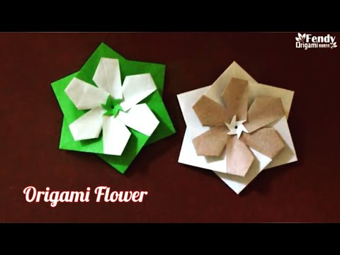 Origami Snowflake/ Paper 6-Petal Flower Origami Snowflake/ Paper 6-Petal Flower