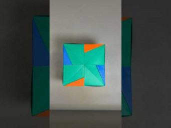 Windmill Latch Box Unit Modular Origami