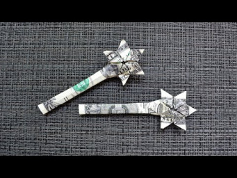 My MONEY MAGIC WAND | Dollar Origami for Birthday | Tutorial DIY by NProkuda