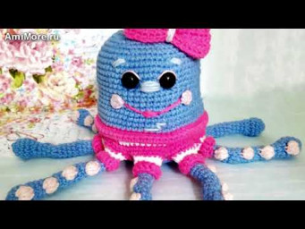 Амигуруми: схема Осьминог Селия. Игрушки вязаные крючком - Free crochet patterns.