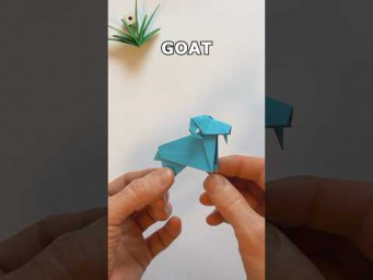 EASY GOAT ORIGAMI TUTORIAL | SIMPLE PAPER GOAT STEP BY STEP FOLDING INCLART