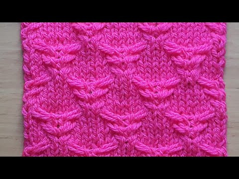 Рельефный узор спицами для детской кофточки, свитера, шапочки, платья, пледа. Рельефный узор спицами для детской кофточки, свитера, шапочки, платья, пледа.