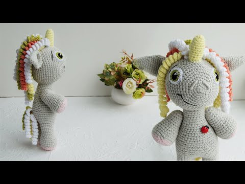 Как связать гриву единорогу? Веселые макарошки! Мастер - класс по вязанию крючком!