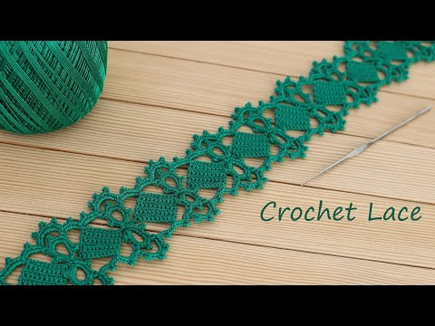 Красивое и простое ЛЕНТОЧНОЕ КРУЖЕВО вязание крючком КАЙМА мастер-класс Crochet Tape Lace Tutorial Красивое и простое ЛЕНТОЧНОЕ КРУЖЕВО вязание крючком КАЙМА мастер-класс Crochet Tape Lace Tutorial