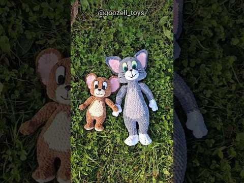 Вязаные Том и Джерри крючком по схеме @goozell_toys Вязаные Том и Джерри крючком по схеме @goozell_toys