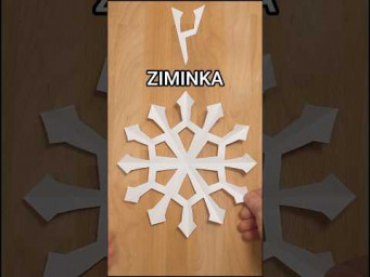 DIY PAPER ZIMINKA SNOWFLAKE TUTORIAL | TOP CHRISTMAS DECOR IDEAS INCLART