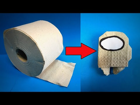 Origami Among Us | How to Make Among Us From Toilet Paper DIY | Easy Origami ART Paper Crafts Origami Among Us | How to Make Among Us From Toilet Paper DIY | Easy Origami ART Paper Crafts