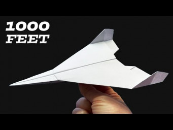 How to Make a Paper Airplane That Flies Far and Long Over 1000 Feet