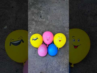 ✨ Colorful Emoji Balloons | ASMR Popping & Satisfying Sounds 