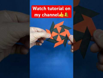 Paper Ninja Star Transforming | AMAZING PAPER NINJA WEAPONS #ninjastar
