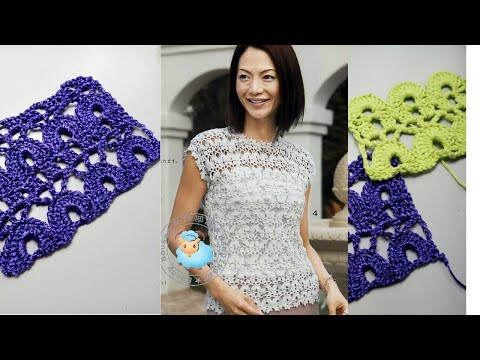 Идеальная кофточка на лето  Простой и универсальный  узор крючком