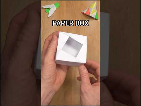 ORIGAMI BOX STEP BY STEP | MAGIC PAPER BOX INCL ART #diy
