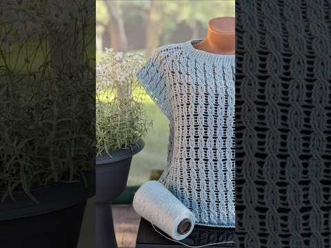 Джемпер Селіка #crochet #crocheting #shorts #crochetpattern #crochettop #crochetpullover