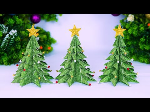 Christmas Tree from Glitter Paper Christmas Tree from Glitter Paper