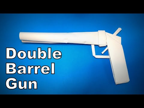Origami Gun | How to Make a Paper Double Barrel Gun | Easy Origami ART Paper Crafts