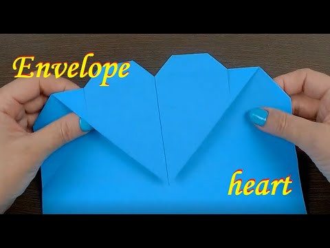 Как сделать конверт оригами с сердечком | Origami envelope with a heart Как сделать конверт оригами с сердечком | Origami envelope with a heart