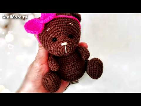 Амигуруми: схема Милый мишка. Игрушки вязаные крючком - Free crochet patterns. Амигуруми: схема Милый мишка. Игрушки вязаные крючком - Free crochet patterns.