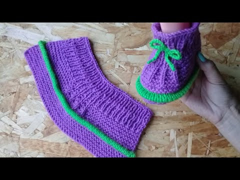 ИНТЕРЕСНАЯ МОДЕЛЬ ДЕТСКИХ ПИНЕТОК СПИЦАМИ
