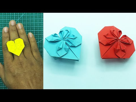 Origami Heart Ring | Valentine's Day Gift Ideas With Paper Ring | DIY Paper Crafts Origami Heart Ring | Valentine's Day Gift Ideas With Paper Ring | DIY Paper Crafts