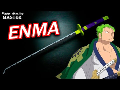 How to make a Zoro Enma Sword out of paper How to make a Zoro Enma Sword out of paper