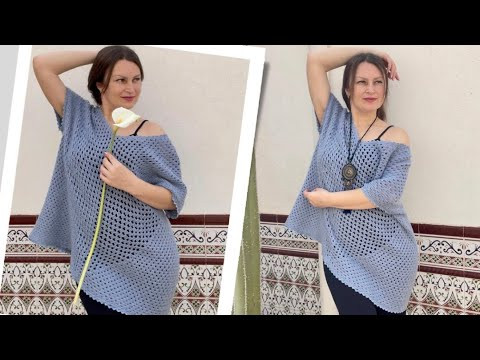 СТИЛЬНАЯ РАЗМАХАЕЧКА КРЮЧКОМ // Вяжется с закрытыми глазами. Мастер класс для начинающих и не только СТИЛЬНАЯ РАЗМАХАЕЧКА КРЮЧКОМ // Вяжется с закрытыми глазами. Мастер класс для начинающих и не только