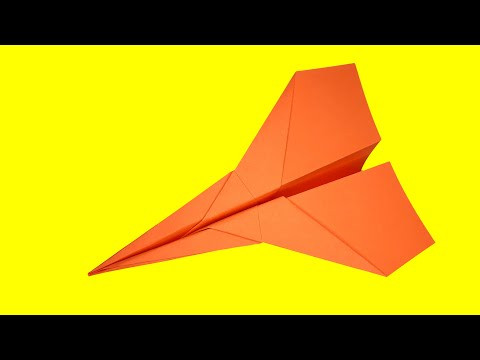 Как сделать самолёт из бумаги ✈️ Оригами самолётик