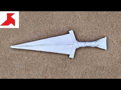 DIY - How to make CINQUEDEA, a wide dagger from A4 paper DIY - How to make CINQUEDEA, a wide dagger from A4 paper