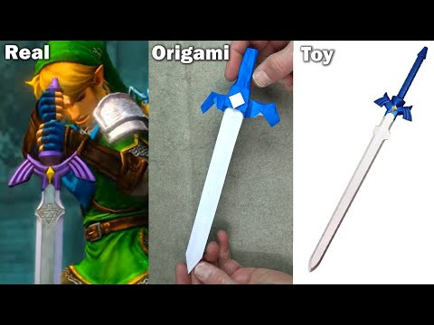Link's Master Sword | Legend of Zelda | Pure Origami Link's Master Sword | Legend of Zelda | Pure Origami