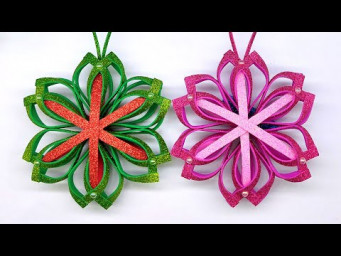 DIY Christmas Star Tree Topper | Easy Homemade Xmas Decoration Tutorial at Home