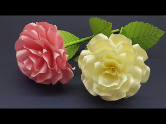 How to Make Paper Roses  