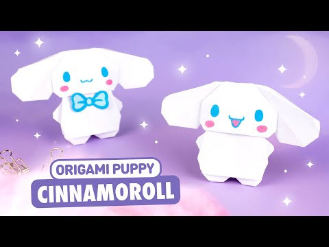 Оригами Синнаморолл из бумаги | Оригами собачка | Origami Paper Cinnamoroll | Origami puppy Оригами Синнаморолл из бумаги | Оригами собачка | Origami Paper Cinnamoroll | Origami puppy