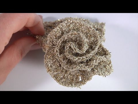 Красиво и Эффектно!!! Вяжется Быстро и Просто!!! Милая упаковка крючком с Золотой Розой Красиво и Эффектно!!! Вяжется Быстро и Просто!!! Милая упаковка крючком с Золотой Розой