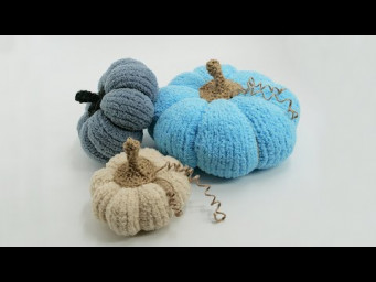 Fluffy Knit Pumpkin knitting pattern 