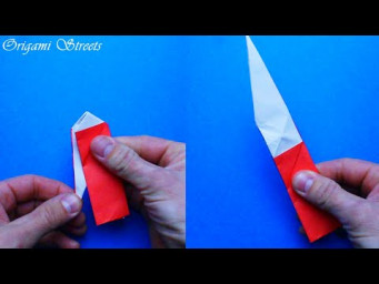 Как сделать раскладной нож из бумаги. Оригами нож