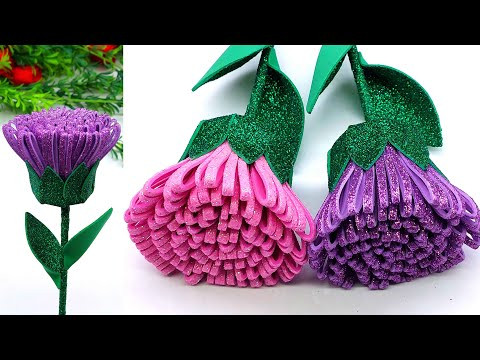 How to Make Flower for Home Decoration | Easy DIY Flower Craft Ideas | Handmade Home Decor