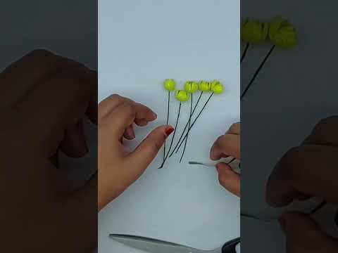 Wow!! Beautiful Stick Flower Making Ideas #shorts Wow!! Beautiful Stick Flower Making Ideas #shorts
