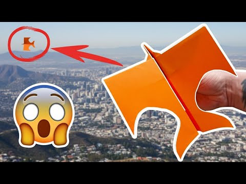 How to Make a Paper Airplane Easy That Flies 850 Feet &ndash; Record Breaking Tutorial