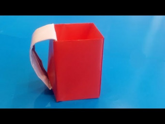 Кружка из бумаги (ORIGAMI SONG), Paper mug