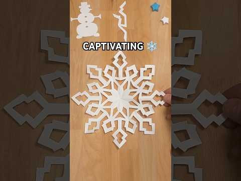 HAPPY NEW YEAR CHRISTMAS CRAFTS PAPER SNOWFLAKE | CAPTIVATING DECOR HAPPY NEW YEAR CHRISTMAS CRAFTS PAPER SNOWFLAKE | CAPTIVATING DECOR
