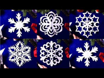 Снежинки из бумаги своими руками ✂️ 5 простых идей из  прямоугольной бумаги | Декор комнаты и окон