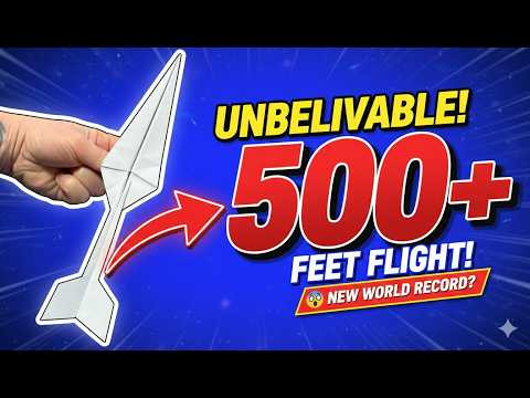 How to Make a Paper Airplane Easy That Flies 900+ Feet – Fast, Simple, Record Distance! How to Make a Paper Airplane Easy That Flies 900+ Feet – Fast, Simple, Record Distance!