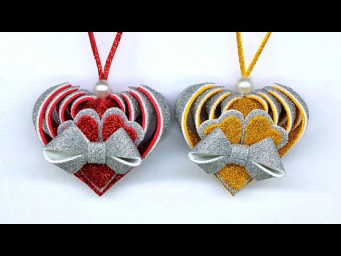 Paper Heart for Valentine&rsquo;s Day Gift Ideas | Glitter Foam DIY