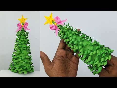 DIY Tutorial on Paper Christmas Tree 