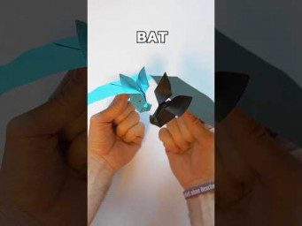 BAT ORIGAMI STEP BY STEP (inclArt, Alexey Zhigulev) HOW TO MAKE PAPER BAT INSTRUCTION
