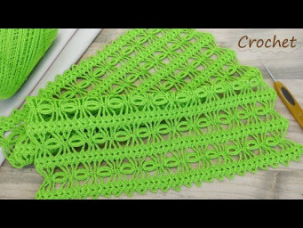 ✨How to crochet EASY for beginners Beautiful Pattern Crochet✨Простой ажурный узор крючком ВЯЗАНИЕ МК