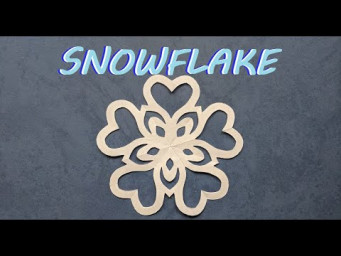 Красивая снежинка из бумаги своими руками | Christmas paper snowflake | スノーフレーク折り紙