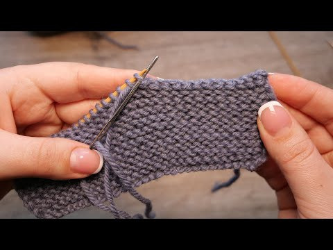 Как эластично закрыть петли - урок для начинающих 