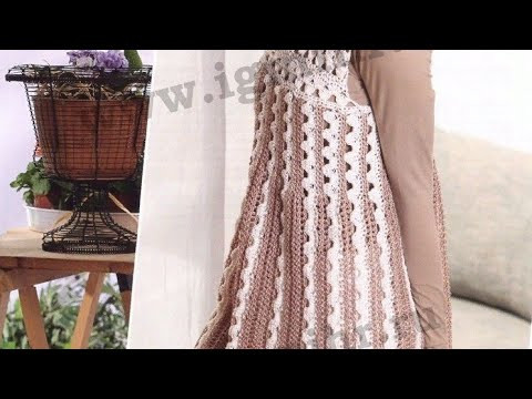 Crochet pattern for tunic with yoke - Узор крючком для туники с кокеткой Crochet pattern for tunic with yoke - Узор крючком для туники с кокеткой